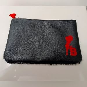 Betty Boop x Ipsy Black Sequined Makeup Bag
